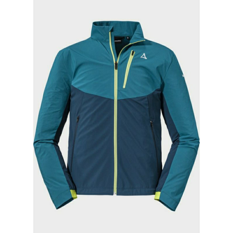 SCHOFFEL AVDALEN SOFTSHELL MENS GREEN JAKET HIKING TREKKING WINTER ORIGINAL