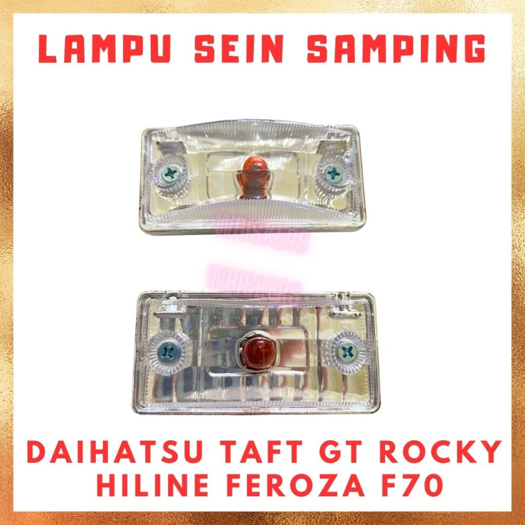 [SET] Lampu Sein Sen Signal Riting Side Fender Samping Daihatsu Taft GT Rocky Hiline Feroza F70 Kris