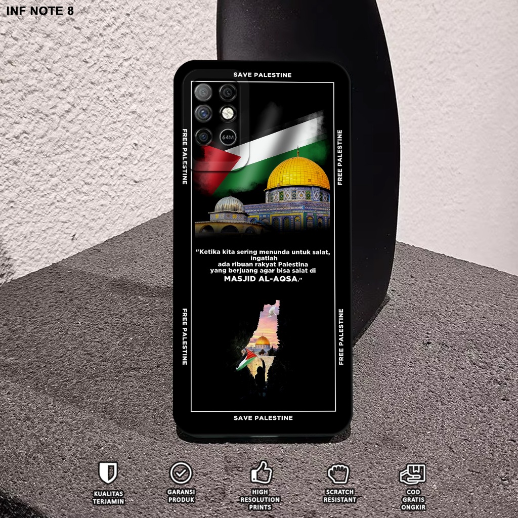 Case Infinix Note 8 - Casing Hp Infinix Note 8 Motif Palestine - Softcase Infinix Note 8 - Softcase 