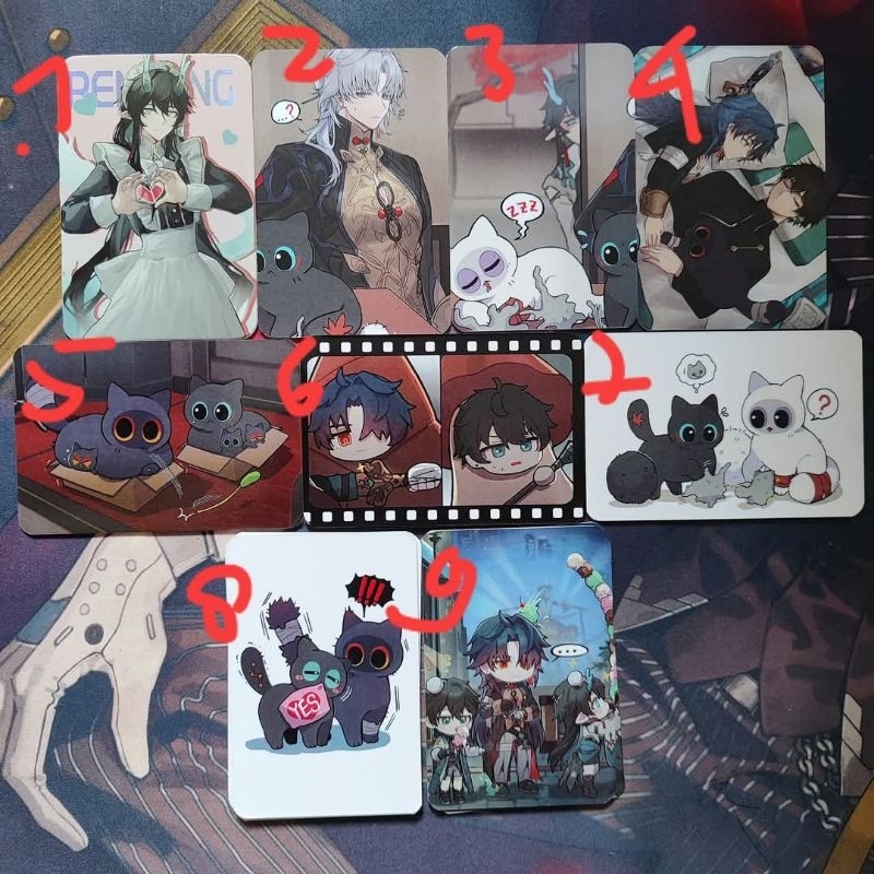 honkai star rail hsr fan merchandise renheng kkong photo card