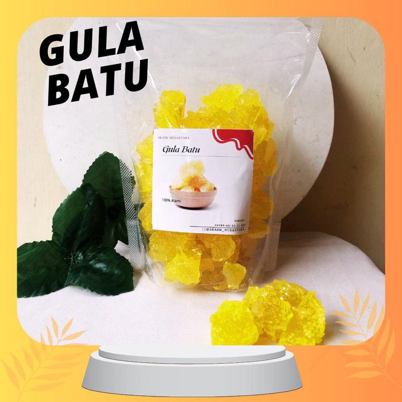 

Gula Batu Kristal Pecahan 500gr Organik premium