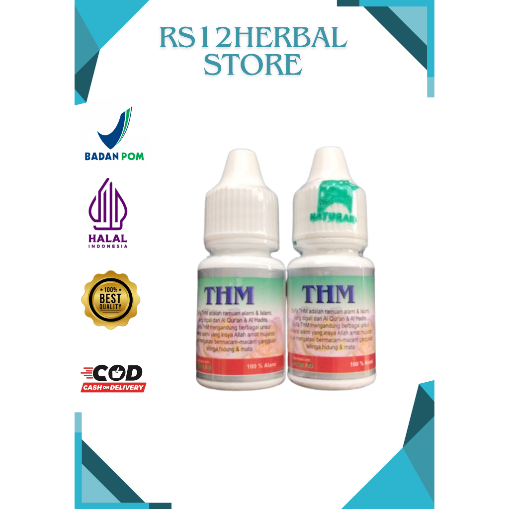 THM Herbal Tetes Mata Hidung Telinga THM 12ml