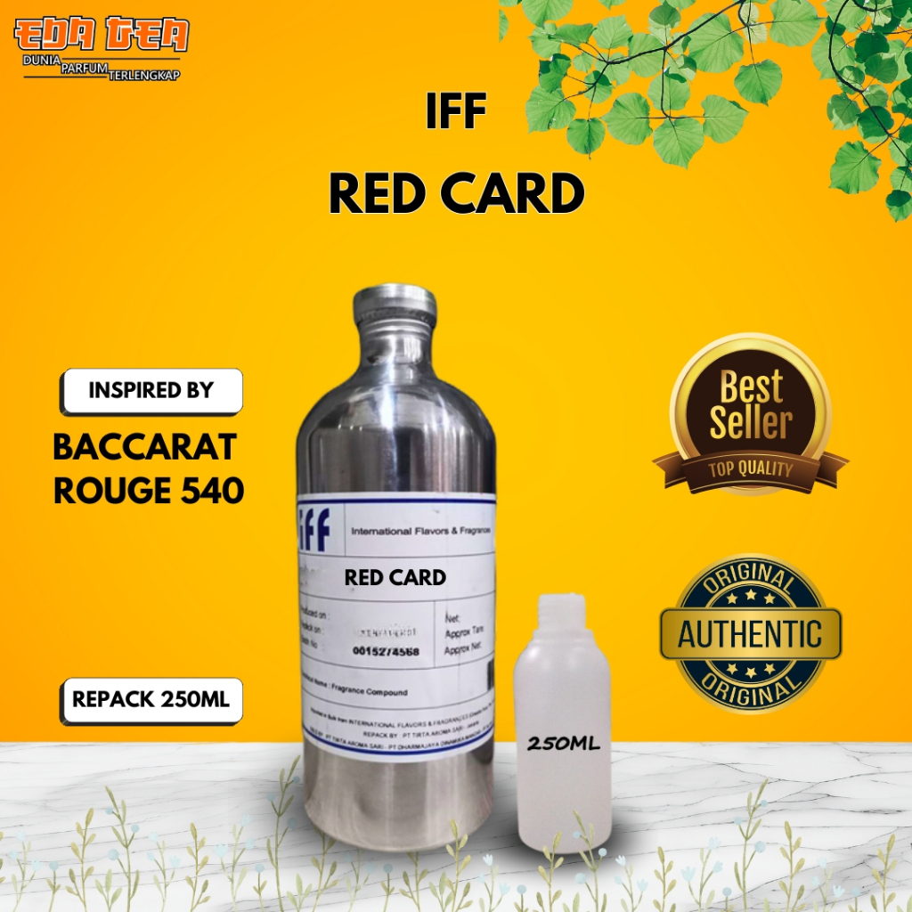 BIBIT PERFUME IFF | RED CARD INSPIRED BACCARAT ROUGE 540 | IFF| 250ML | REPACK