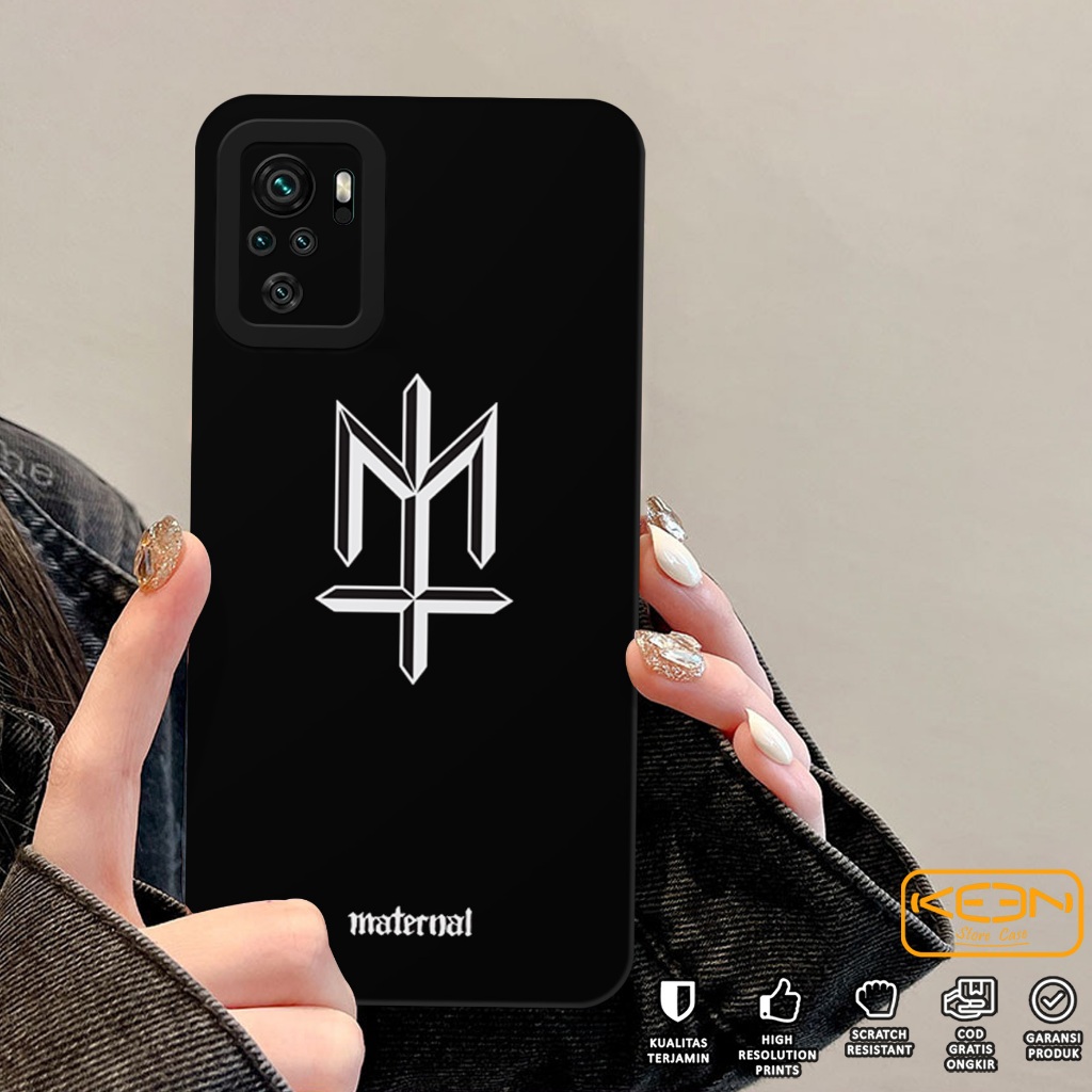 Case Xiaomi Redmi Note 10/Note 10S - Casing Hp Xiaomi Redmi Note 10/Note 10S Motif Logo Brand - Soft