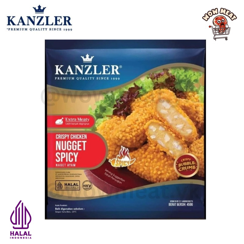 

Kanzler Crispy Chicken Nugget Spicy 460gr