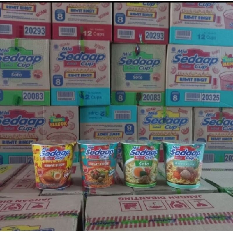 

SEDAAP CUP KUAH 77grm 1DUS 12PCS