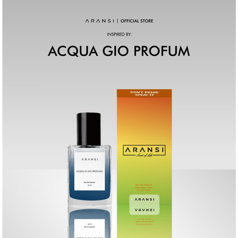 Aransi - Parfum ACQUA D GIO PROFUMO Parfume Pria Tahan Lama Aroma Maskulin Elegant Inspired By ACQUA