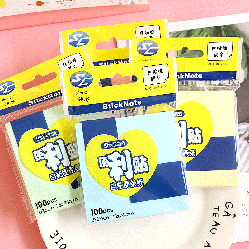 

BY Sticky Note Morandi Polos Kertas Memo Penanda Halaman Buku 100 Lembar
