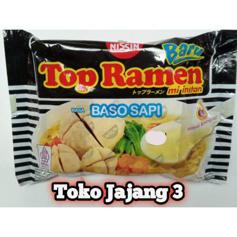 

MIE TOP RAMEN - Mie Top Ramen Rasa Baso Sapi @56gr - Mie Instan Murah