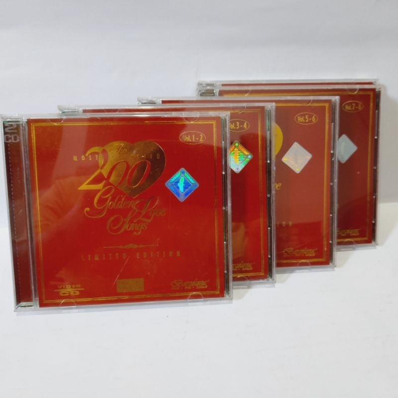VCD 200 The Most Selected Golden Love Songs Limited Edition (10 Disc)