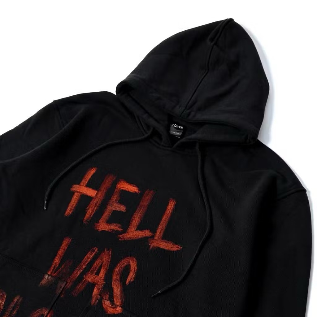 LUDENS HOODIE - H.W.S HOODIE BLACK