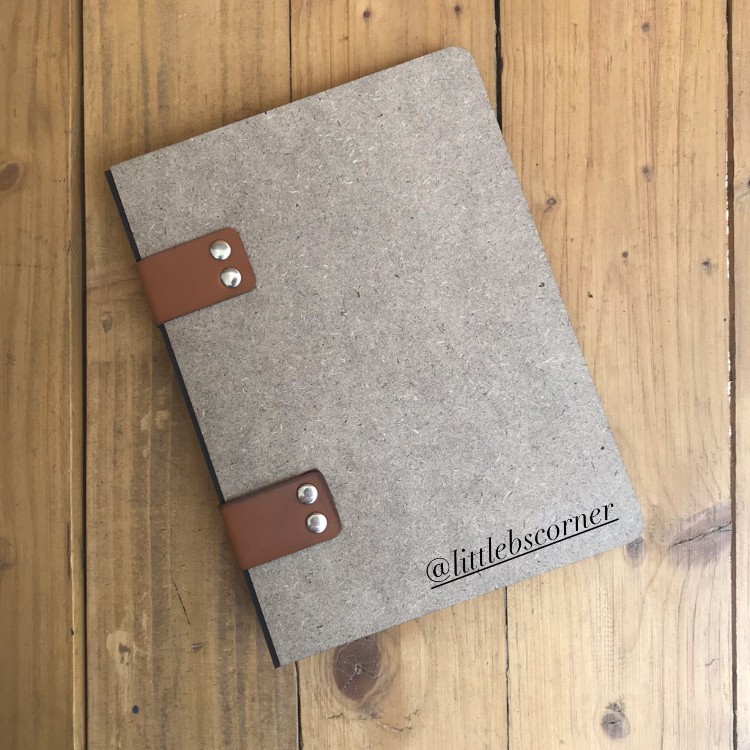 

MDF Mentahan Binder Kayu Diary Journal