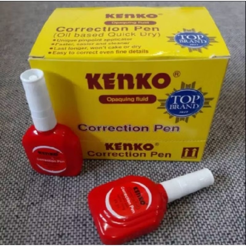 

corection pen KENKO K-1 merah(12pcs)