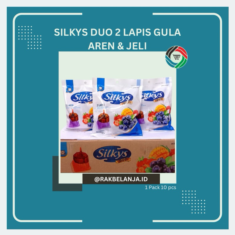 

silkys duo 2 lapis gula aren & jeli