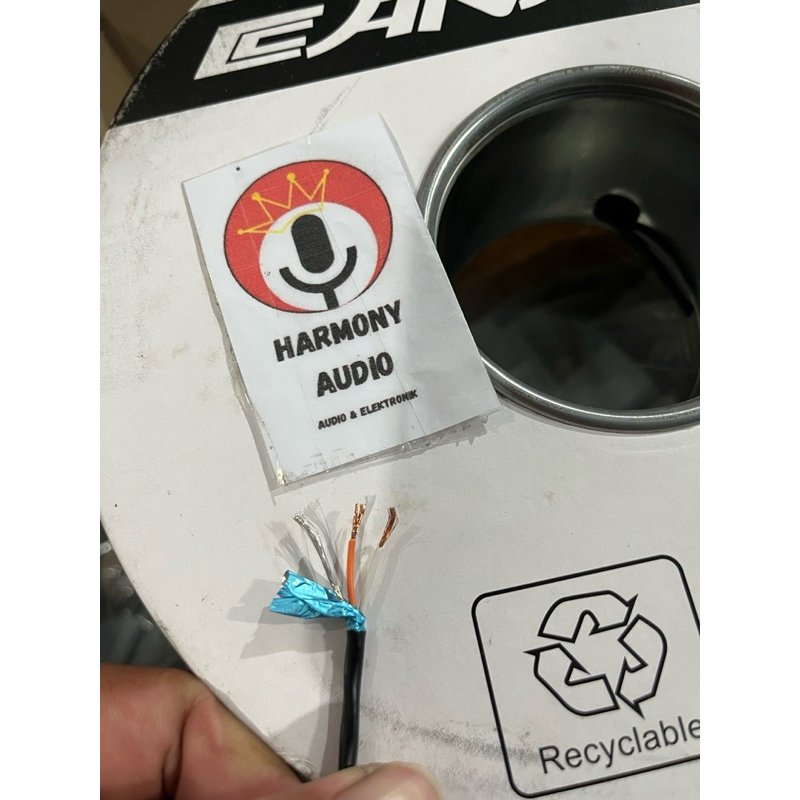 Kabel Stereo Canare Kabel Head Heat L-2B2AT Microphone Kecil isi 3 Roll Kabel Mic Input Kecil Tembag