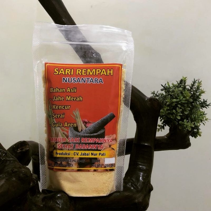 

kencur bubuk minuman herbal Sari rempah nusantara 250 gram