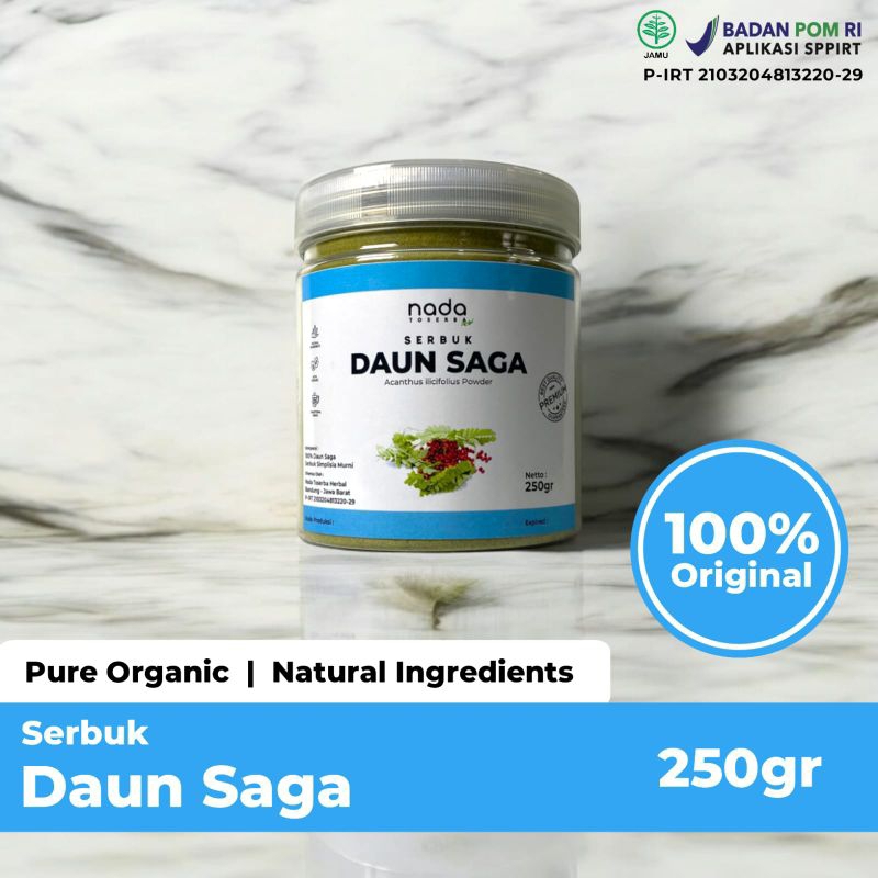 

DAUN SAGA Bubuk Serbuk Premium | Herbal Batuk & Flu | Abrus Precatorius Powder | 50gr, 100gr & 250gr