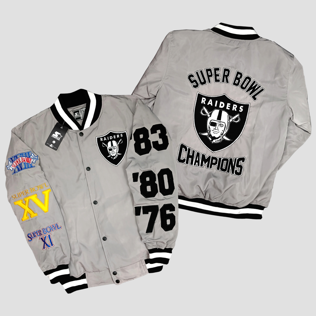 Jaket Varsity Series Raiders Sbc Casual Vintage Keren Terbaru Pria Wanita Full Bordir