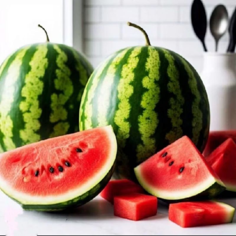 Benih semangka merah super 50biji