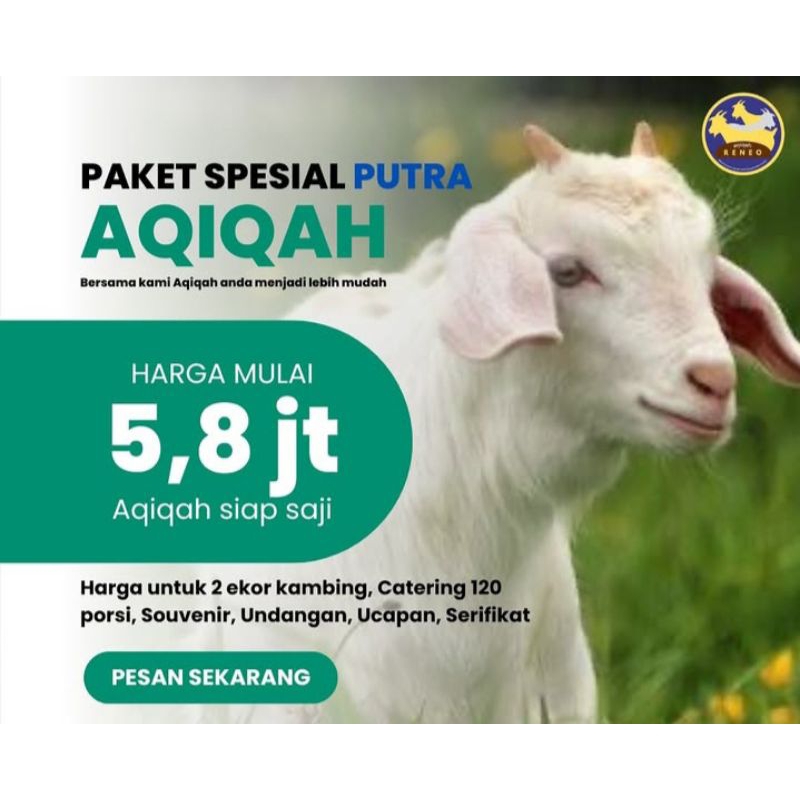 

Paket Aqiqah Spesial Putra