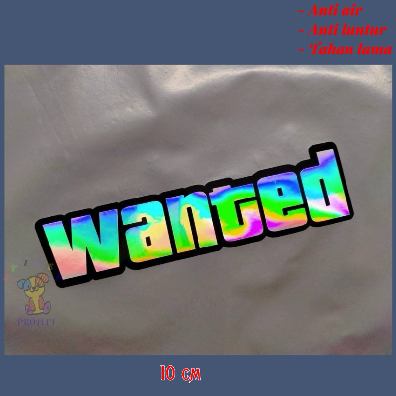 

Sticker wanted 2 warna stiker cutting helm motor