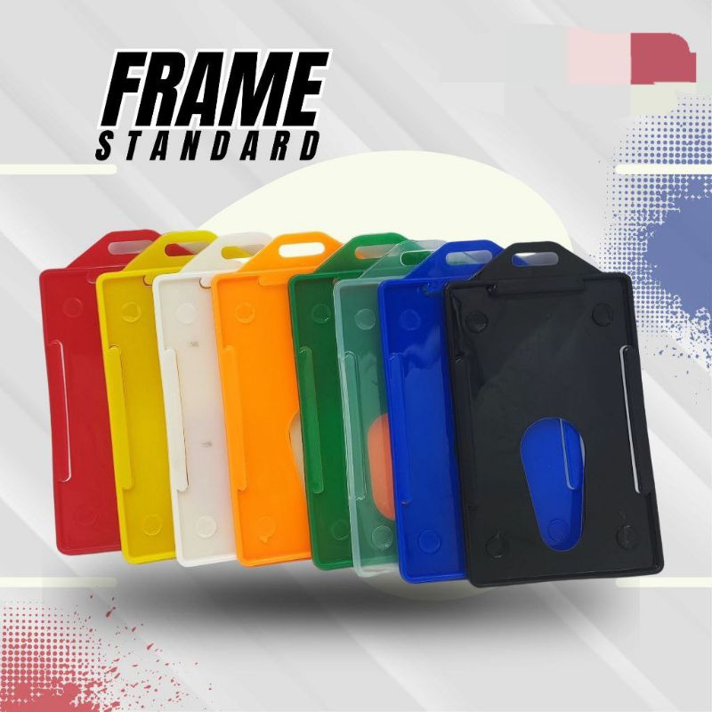 

FRAME STANDAR PLASTIK casing idcard frame id card case id card card holder plastik