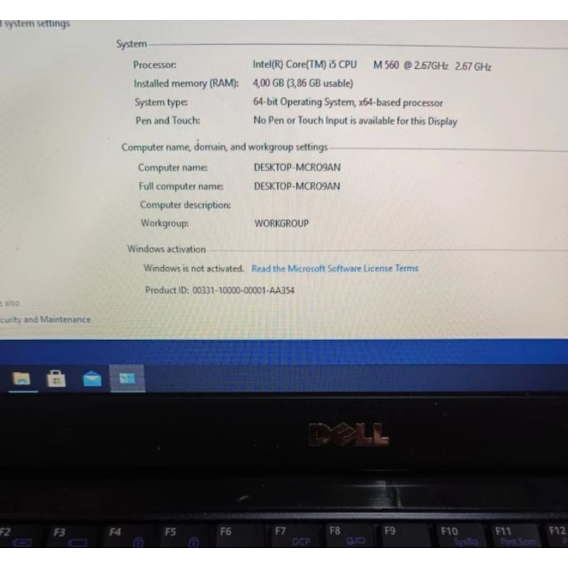 motherboard laptop dell e4310 intel core i5 bonus ram