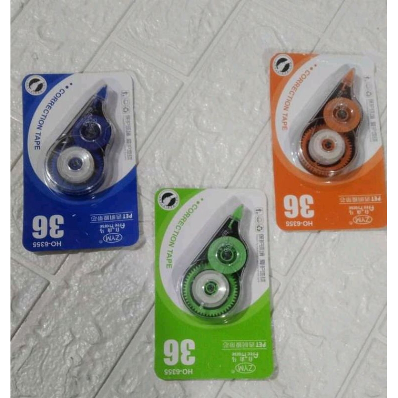 

CORRECTION TAPE ATAU TIPE X ROLL TIPE X PITA PANJANG 12 METER LEBAR 5 mm