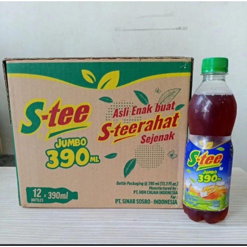

S-TEE BOTOL 390ML 1 DUS ISI 12 BOTOL