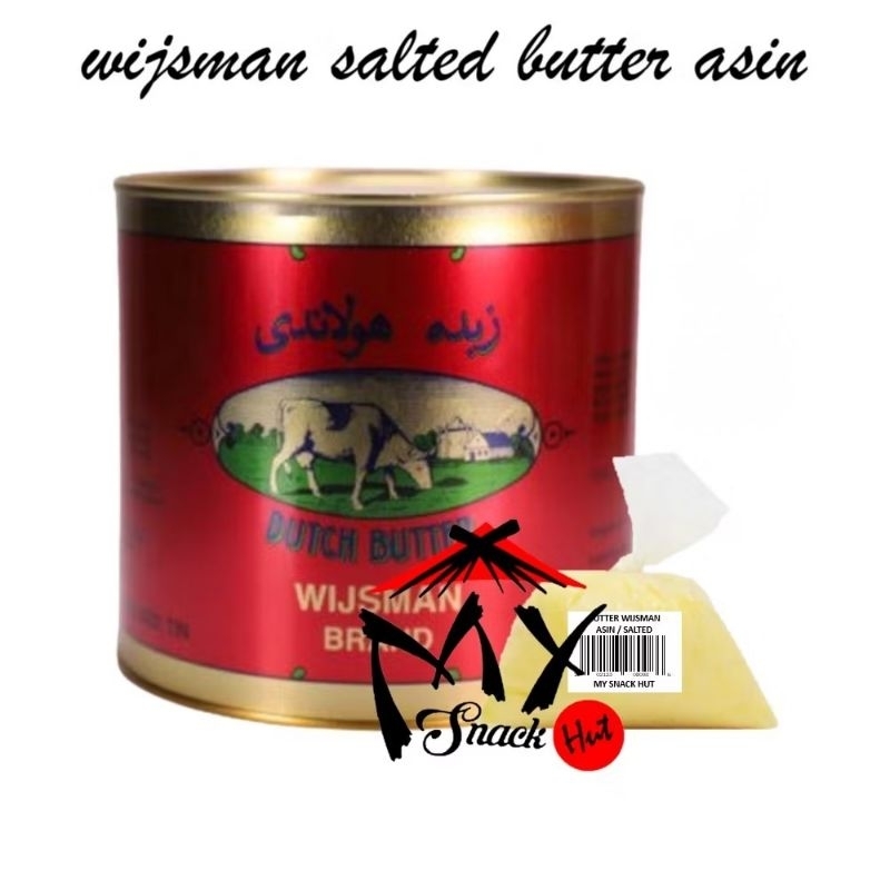 

WIJSMAN BUTTER 100GR MENTEGA MERTEGO WISMAN WYSMAN WISMEN WYSMAN ASIN SALTED SUSU SAPI DUTCH HALAL