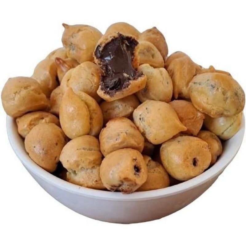 

soes kering isi cokelat