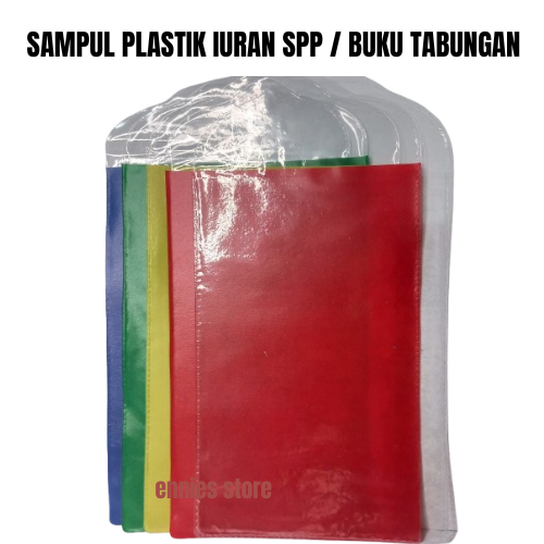 

Plastik Mika PVC Plastik Iuran SPP Sampul Buku Tabungan ( 10 Pcs )