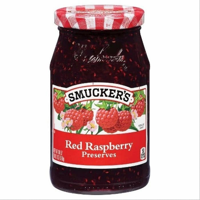 

SMUCKER RED RASPBERRY PRESERVES 510 GR