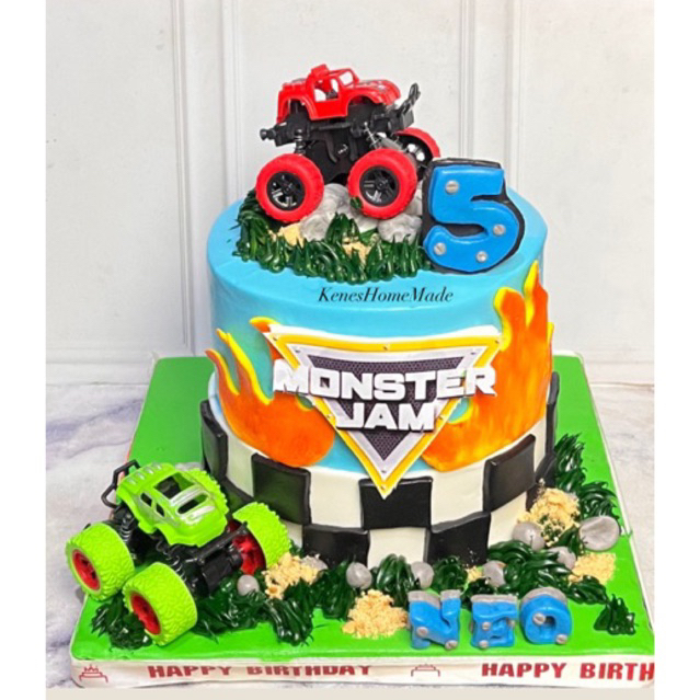 

Kue Ulang Tahun Monster Truck / Cake Ultah Mobil