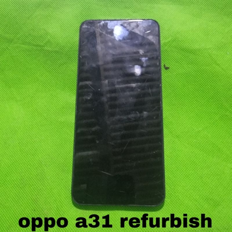 LCD PLUS FRAME OPPO A31 REFURBISH COPOTAN.RETAK NORMAL