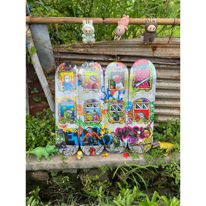 Etaks x gindring waste deck skateboard