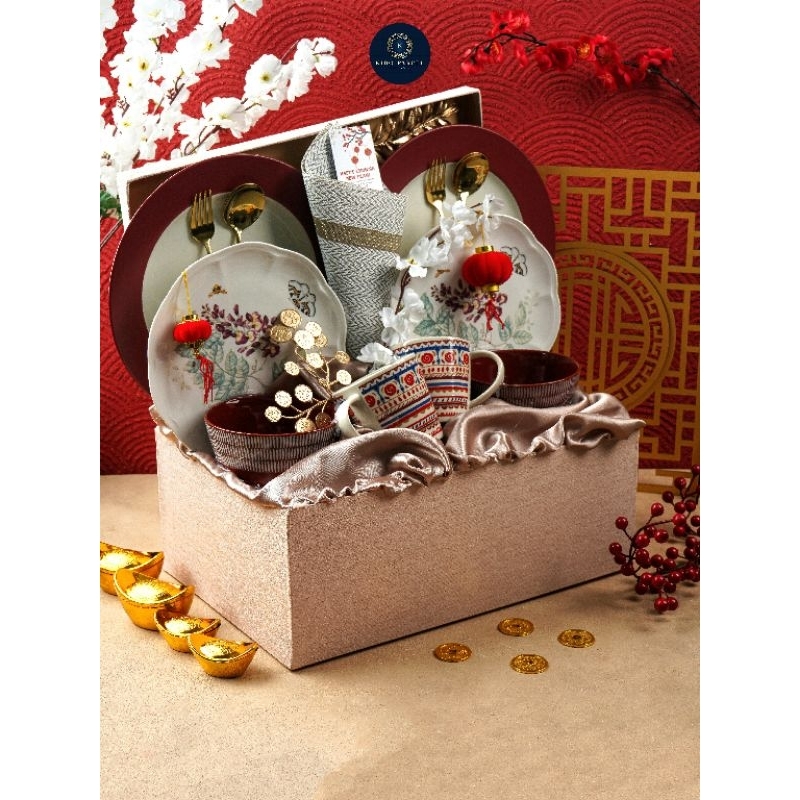 

PARCEL IMLEK - HAMPERS CHINESE NEW YEAR - DINNER SET IMLEK - POP UP HAMPERS IMLEK