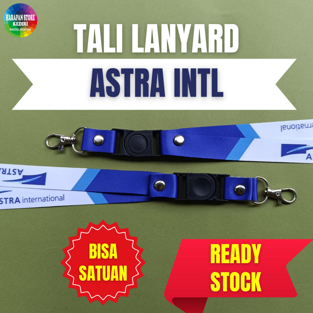 

[READY STOCK] TALI LANYARD ID CARD ASTRA INTERNATIONAL -BISA SATUAN