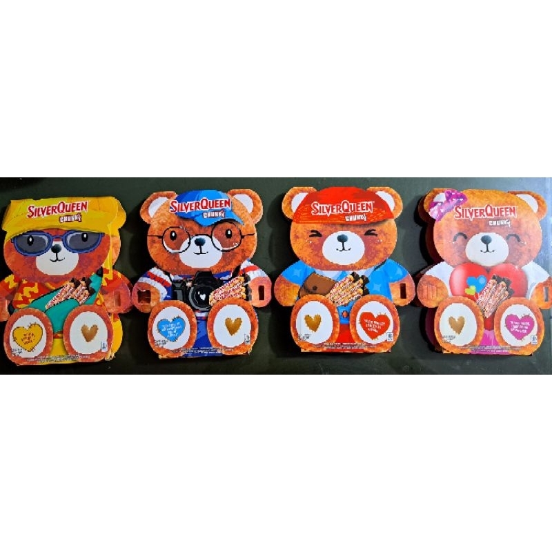 Gooku 28 Store Silver Queen Bear 3X26Chunky, Cashew Reg 58/55Gr, 2Pcs Coklat Silverqueen Mete, Edisi