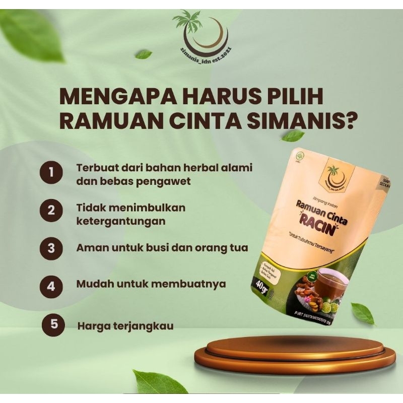 (COD) RAMUAN CINTA / RESEP JSR DR ZAIDUL AKBAR / JAMU PRAKTIS DAN ALAMI / PELANCAR HAID / PROMIL /  