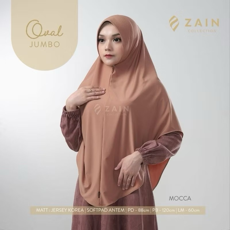 hijab oval zain jumbo