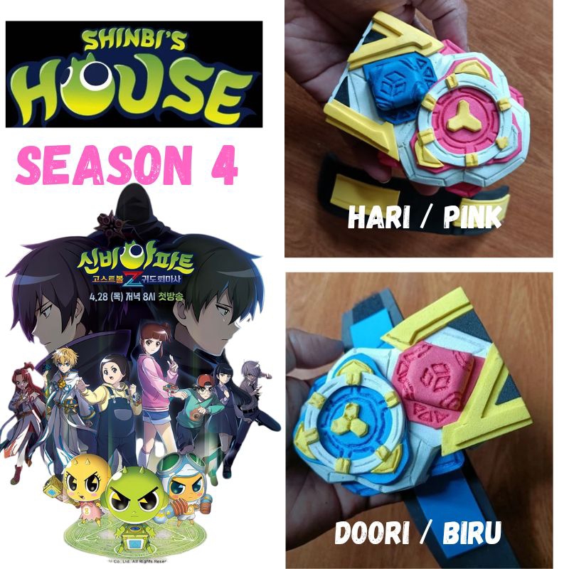 Mainan Gelang Shinbi House Ghost Ball Season 4 Bola Makhluk Handmade
