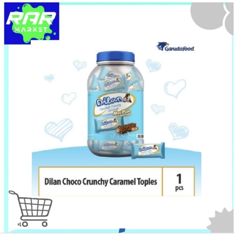 

DILAN CHOCOLATE CRUNCHY CARAMEL TOPLES/DILAN MINI PACK ISI 25pcs