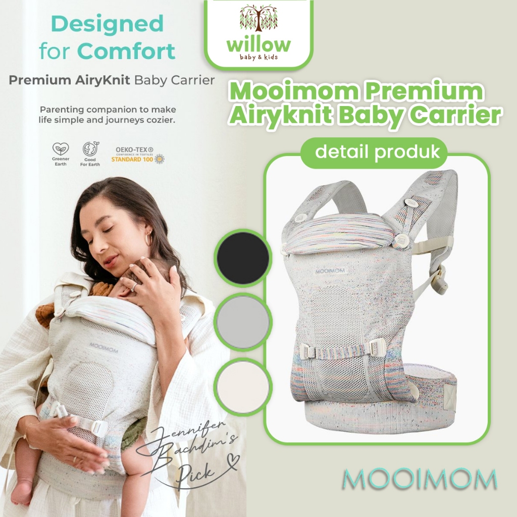 Baby Carrier - Mooimom Premium Airyknit Baby Carrier