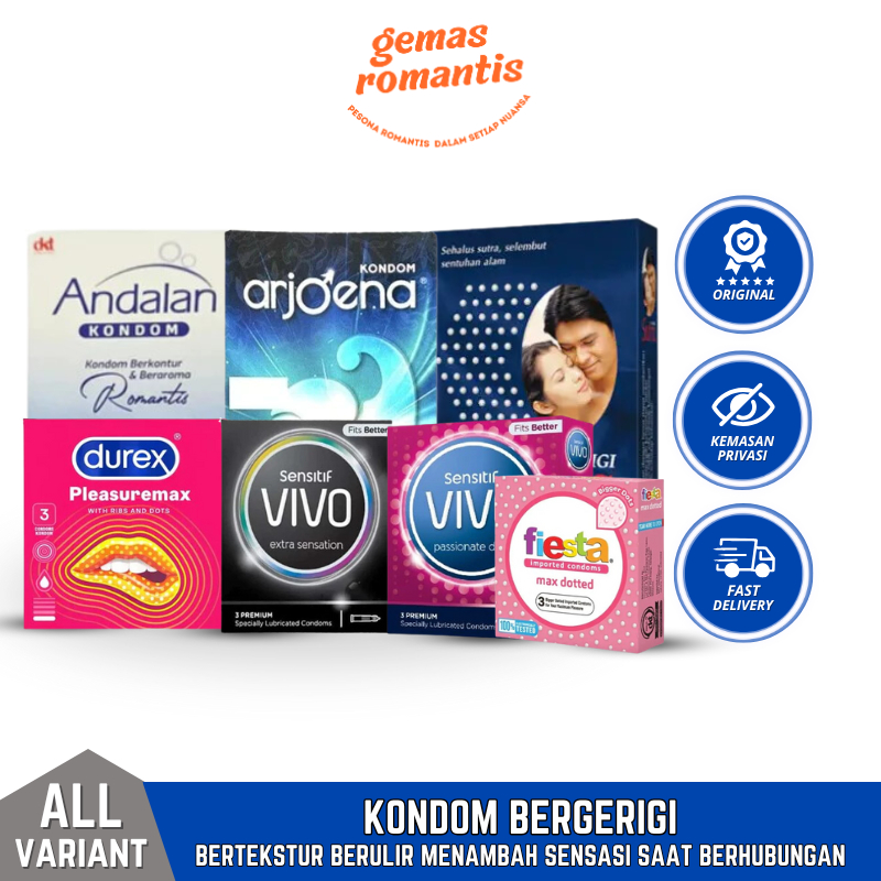 Kondom Sutra Bergerigi Kondom Gerigi Durex Pleasuremax Andalan fiesta Max Dotted Vivo Passion Dots