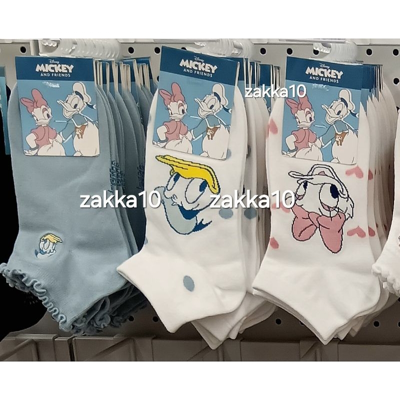 Ohsome Disney Donald Duck & Daisy Duck Socks | Kaos Kaki Donald Bebek