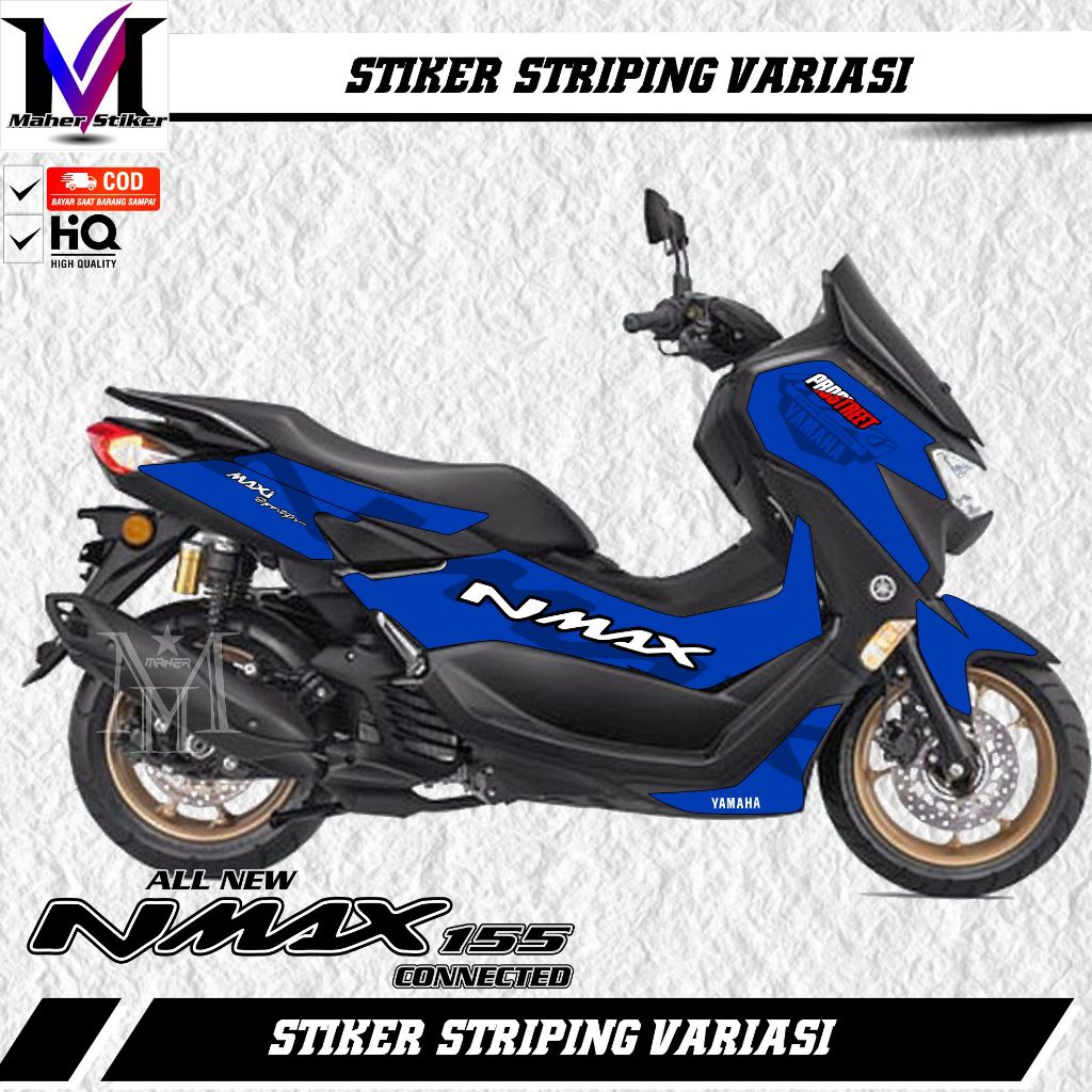 Stiker Striping Nmax New 2020 - 2022 Variasi Polos