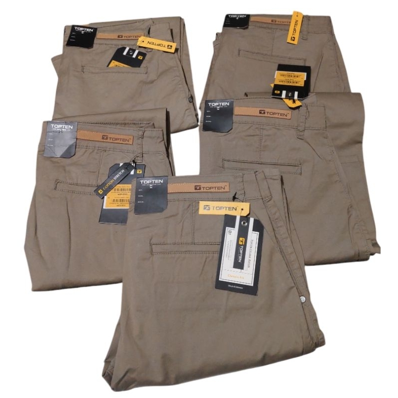 Celana Panjang Chino TOPTEN Slimfit original size 29,30,31,33