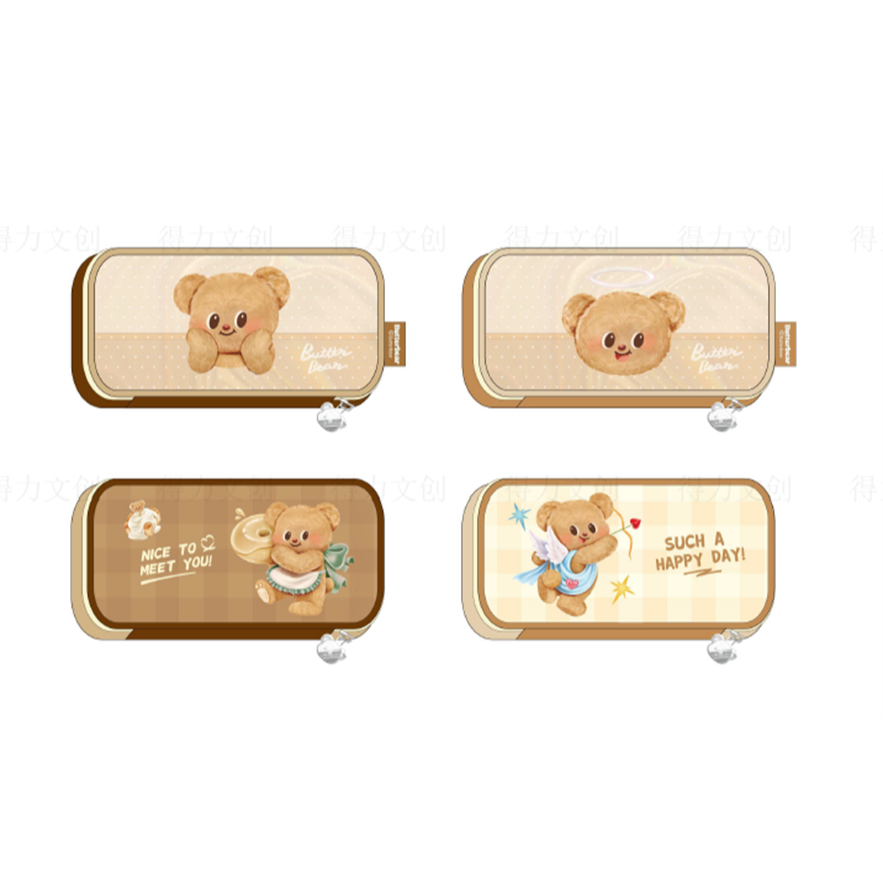 

Deli Butterbear Pencil Pouch Kotak Pensil Lucu HY703