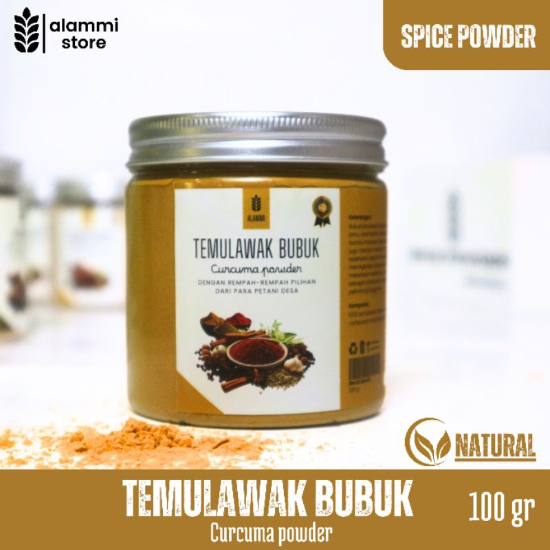 

Bubuk Temulawak Curcuma Powder 100 gr Tanpa Pengawet Tanpa Campuran Tanpa Msg Rempah - Rempah Spice Powder Untuk Bumbu Masakan